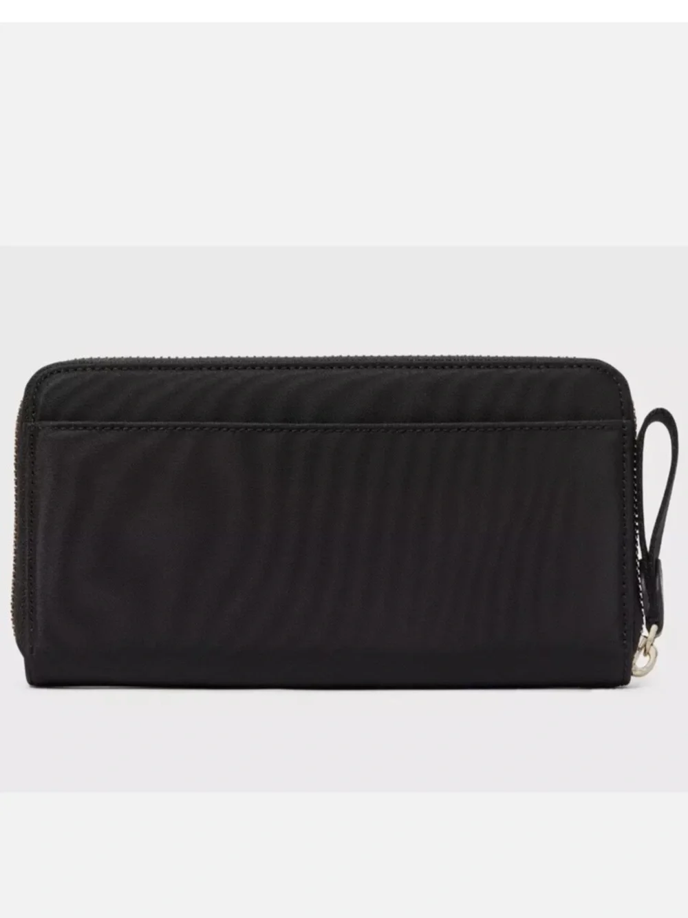 kate spade Black Zip-Around Wristlet with Gold Logo